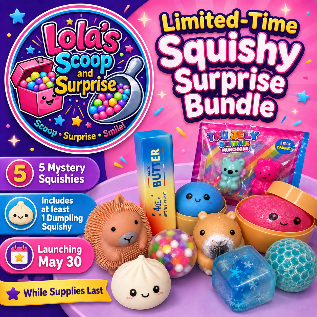 Limited-Time Squishy Surprise Bundle