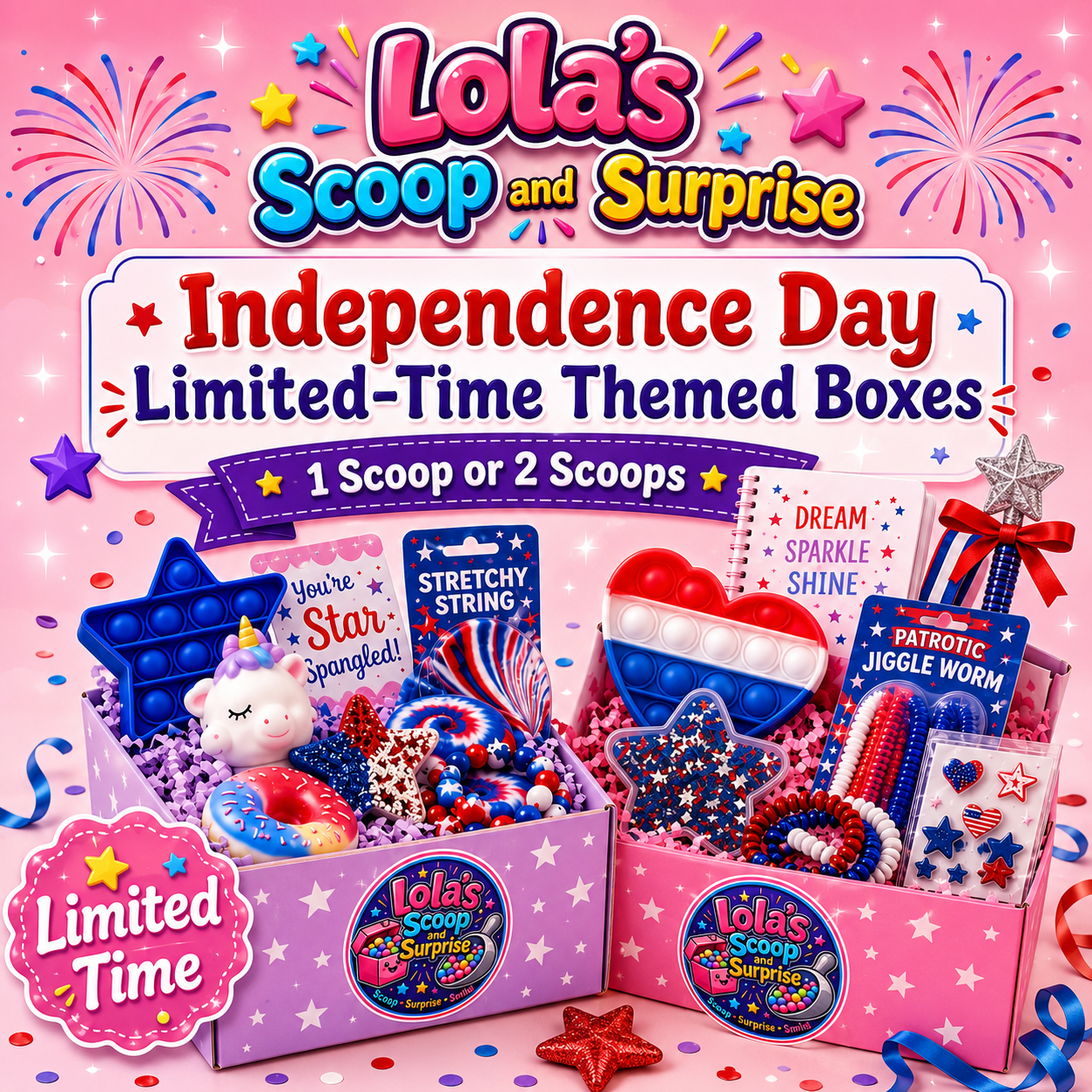 Independence Day Limited-Time Themed Surprise Box